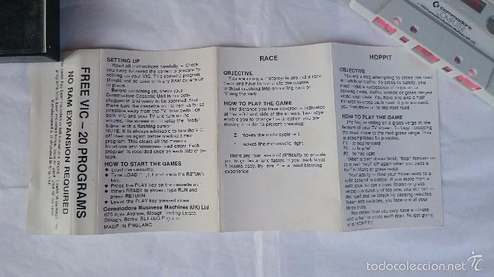 Videojuegos y consolas: 20 PROGRAMS PROGRAMAS: RACE HOPPIT BLITZ TYPE A TUNE COMMODORE VIC 20 PAL UK. - Foto 2