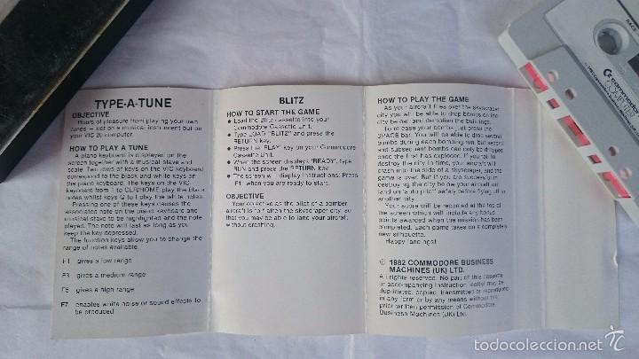 Videojuegos y consolas: 20 PROGRAMS PROGRAMAS: RACE HOPPIT BLITZ TYPE A TUNE COMMODORE VIC 20 PAL UK. - Foto 3