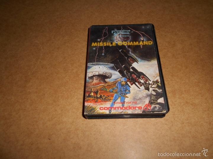 Videojuegos y consolas: JUEGO MISSILE COMMAND ESTUCHE DURO Para Commodore 64 B.E. MUY DIFICIL !!!!! - Foto 1
