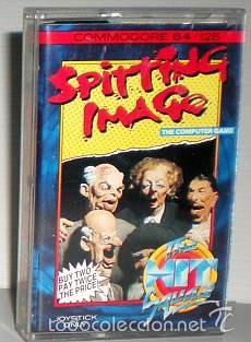 Videojuegos y consolas: Spitting Image: The Computer Game [Domark] 1988 The Hit Squad [Commodore 64 C64] - Foto 1
