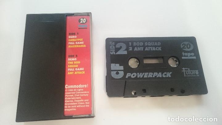 Videojuegos y consolas: POWERPACK 20.Mazemania y Ant attack... COMMODORE 64 128 CMB 64 C64 PAL - Foto 2