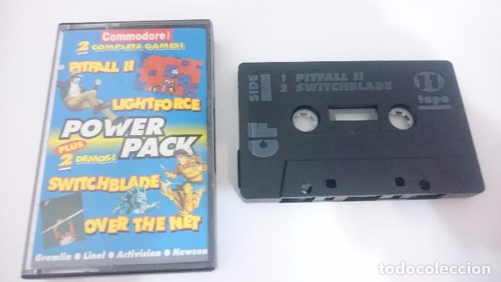 Videojuegos y consolas: POWERPACK 11. PITFALL 2, LIGHTFORCE, ... COMMODORE 64 128 CMB 64 C64 PAL - Foto 1