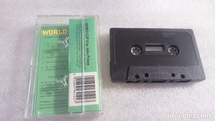Videojuegos y consolas: WORLD CUP II  JUEGO CASSETTE COMMODORE CMB 64 C64 PAL - Foto 2