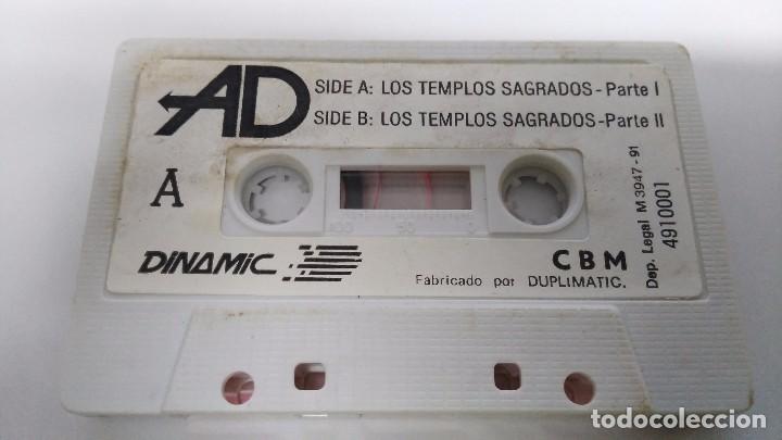 Videojuegos y consolas: juego  en cinta de  commodore 64  solo cinta los templos sagrados - Foto 1
