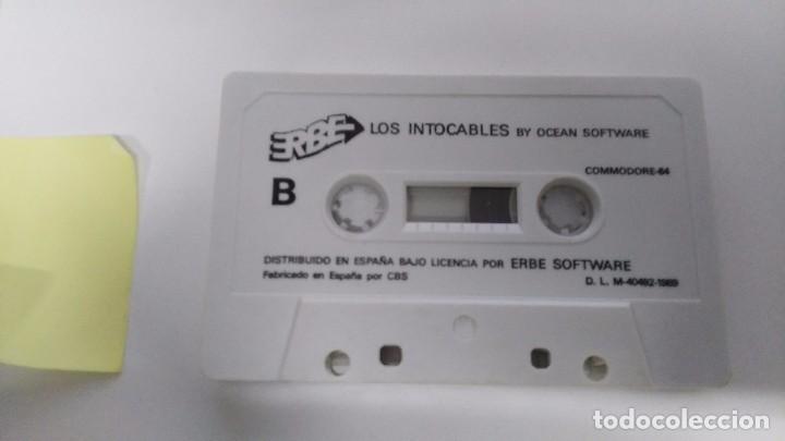 Videojuegos y consolas: juego en cinta de commodore 64 solo cinta los intocables - Foto 1