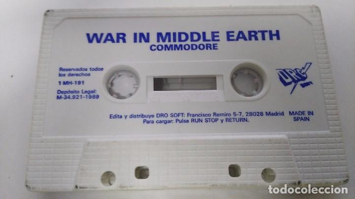 Videojuegos y consolas: juego en cinta de commodore 64 solo cinta war in  middle eart - Foto 1