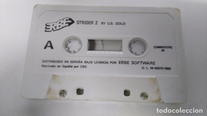 Videojuegos y consolas: juego en cinta de commodore 64 strider 2 - Foto 1