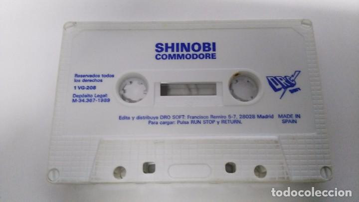Videojuegos y consolas: juego en cinta de commodore 64 shinobi - Foto 1