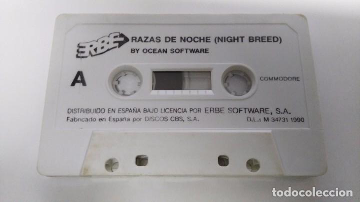 Videojuegos y consolas: juego en cinta de commodore 64 razas de noche - Foto 1