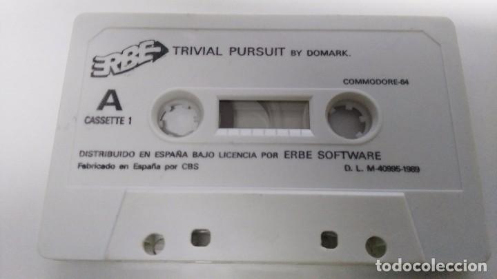 Videojuegos y consolas: juego en cinta de commodore 64 trivial - Foto 1