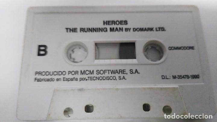 Videojuegos y consolas: juego en cinta de commodore 64 heroes - Foto 2