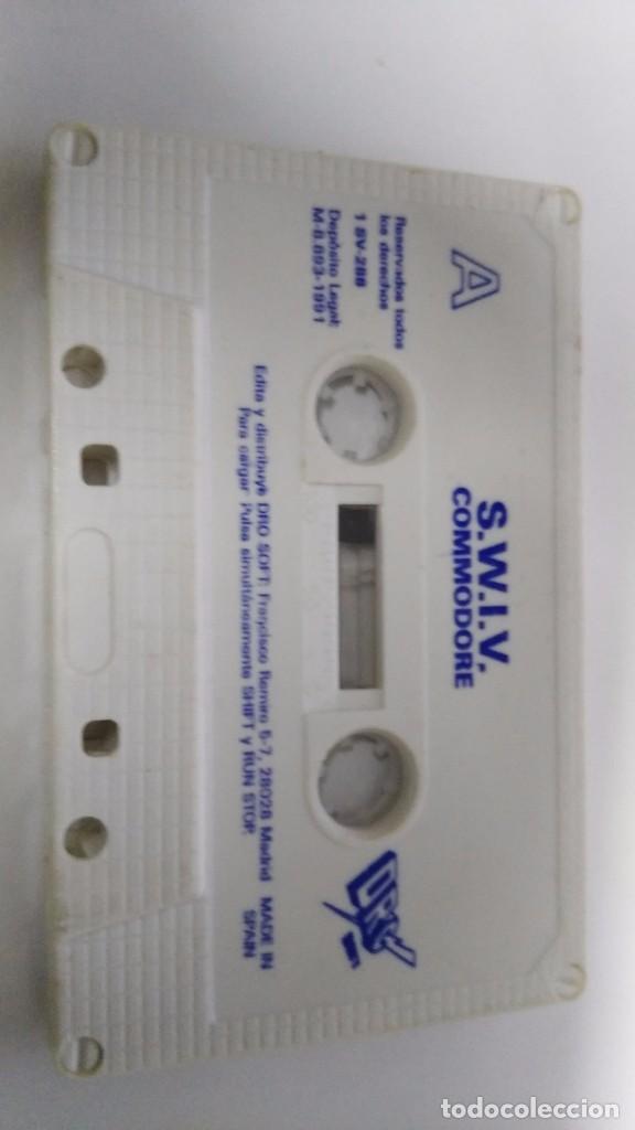 Videojuegos y consolas: juego en cinta de commodore 64 swiv - Foto 1
