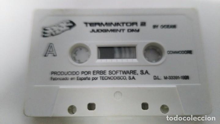 Videojuegos y consolas: juego en cinta de commodore 64 terminator 2 - Foto 1