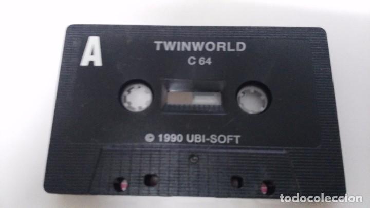 Videojuegos y consolas: juego en cinta de commodore 64 twinworld - Foto 1