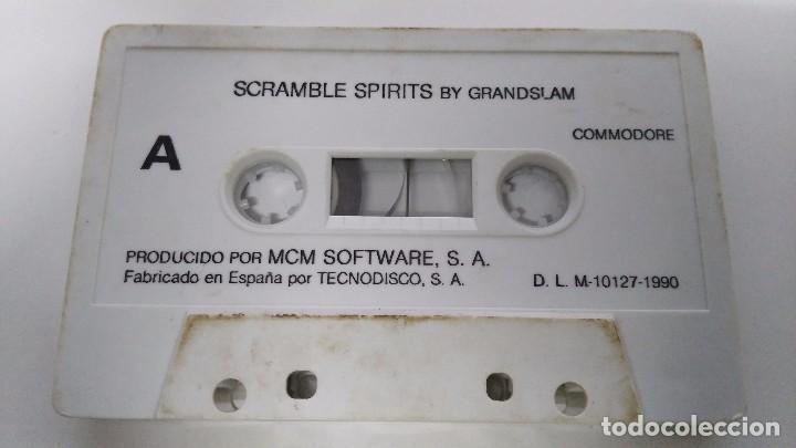 Videojuegos y consolas: juego en cinta de commodore 64 scramble spirits - Foto 2