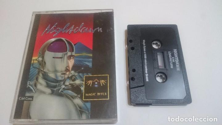 Videojuegos y consolas: JUEGO CASSETTE NIGHTDAWN COMMODORE 64 128 CMB 64 C64 PAL - Foto 1