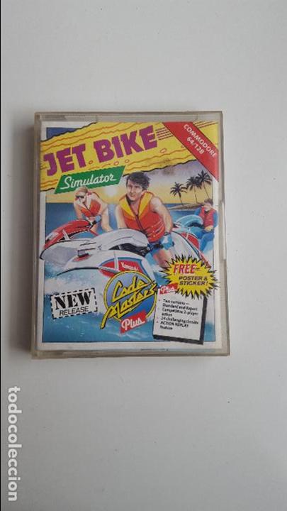 Videojuegos y consolas: Jet Bike Simulator - Commodore 64, Code Masters, 1988 (Funcionando) - Foto 1