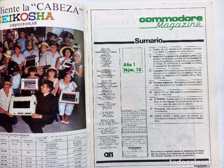 Videojuegos y consolas: COMMODORE MAGAZINE N&ordm; 10 1984 FORTH   KOALA PAD PROGRAMAS Y JUEGOS SOFTWARE COMENTADO - Foto 2