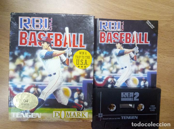 Videojuegos y consolas: RBI Baseball 2 Two - COMMODORE - Foto 1