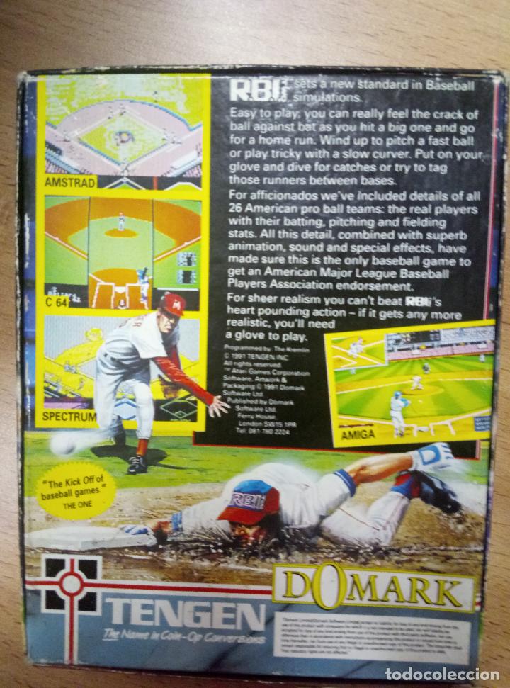 Videojuegos y consolas: RBI Baseball 2 Two - COMMODORE - Foto 2
