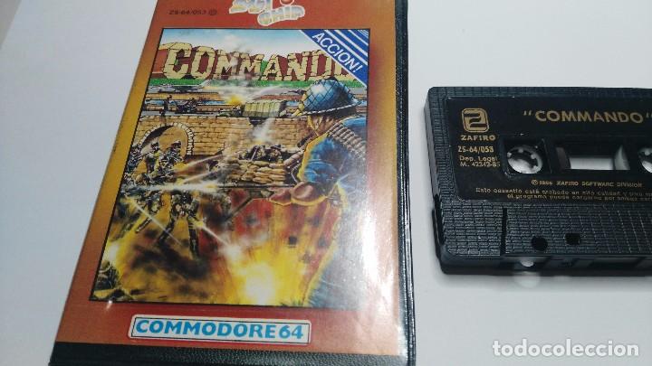 Videojuegos y consolas: antiguo juego commodore comando - Foto 2