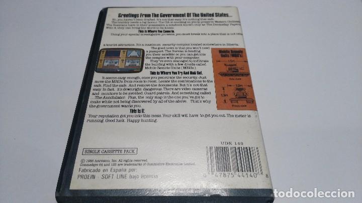 Videojuegos y consolas: antiguo juego commodore hacker II - Foto 3