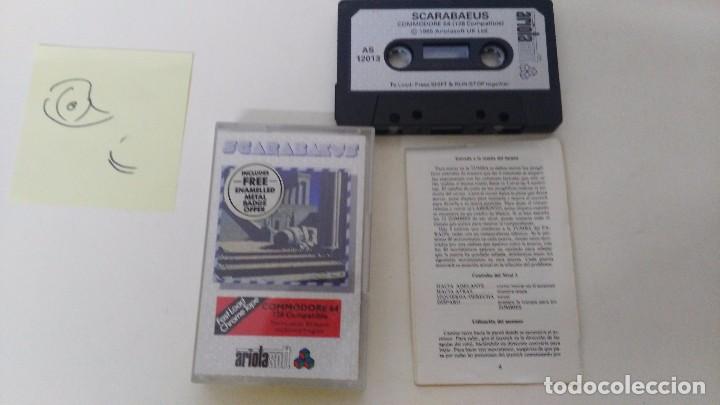 Videojuegos y consolas: antiguo juego para commodore scarabaeus - Foto 1