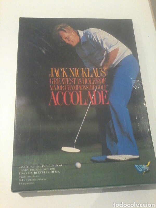 Videojuegos y consolas: Videojuego Jack Nicklaus Golf Commodore Amiga disk - Foto 1