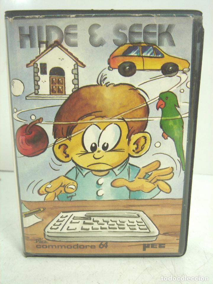 Videojuegos y consolas: VIDEO JUEGO-COMMODORE - HIDE & SEEK 64 -MICROELECTRONICA CASETE CINTA VIDEOJUEGO -COMODORE AND - Foto 2