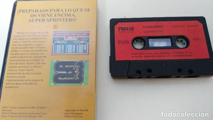 Videojuegos y consolas: juego antiguo para commodore 64 super sprint - Foto 3