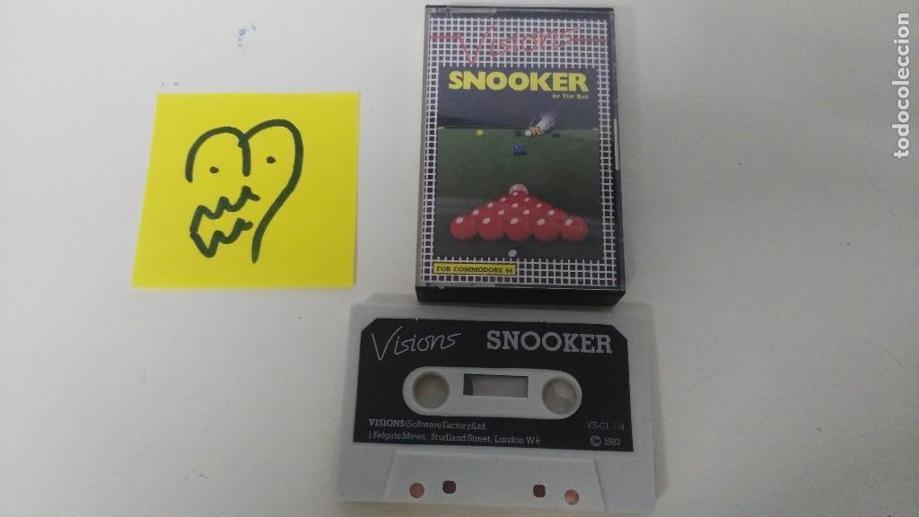 Videojuegos y consolas: ANTIGUO JUEGO  PARA COMMODORE 64 SNOOKER - Foto 1