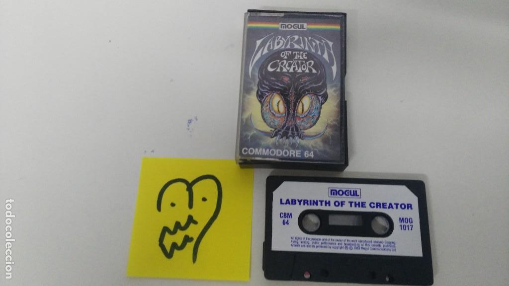 Videojuegos y consolas: ANTIGUO JUEGO PARA COMMODORE 64  LABYRINTH OF THE CREATOR - Foto 1