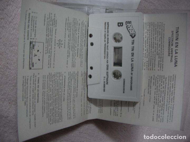 Videojuegos y consolas: ANTIGUO JUEGO COMMODORE - TINTIN EN LA LUNA - Foto 2