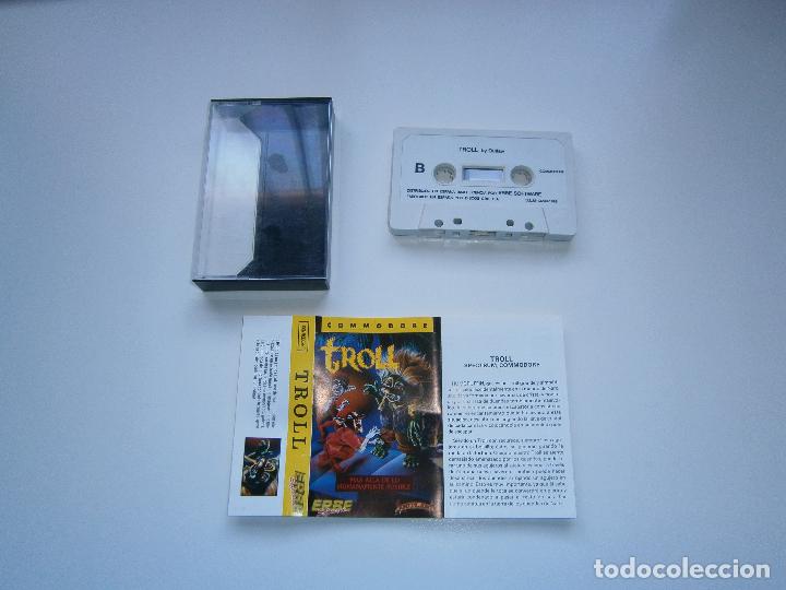 Videojuegos y consolas: Juego de Commodore - TROLL - ERBE - CAJA PEQUE&Ntilde;A - Foto 1