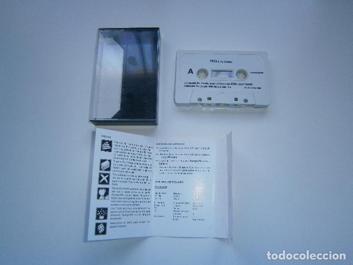 Videojuegos y consolas: Juego de Commodore - TROLL - ERBE - CAJA PEQUE&Ntilde;A - Foto 2