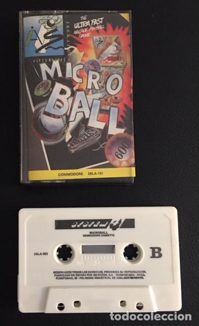 Videojuegos y consolas: juego de ordenador commodore microball micro ball - system 4 - version espa&ntilde;ola - Foto 1