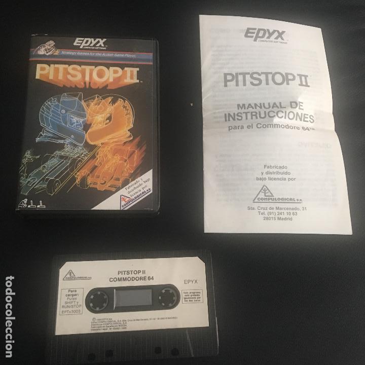 Videojuegos y consolas: juego de ordenador commodore pitstop II - version espa&ntilde;ola - Foto 1