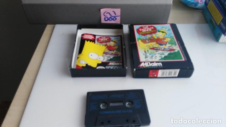 Videojuegos y consolas: ANTIGUO JUEGO PARA COMMODORE THE SIMPSOM - Foto 2