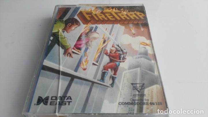 Videojuegos y consolas: ANTIGUO JUEGO PARA COMMODORE FIRETRAP - Foto 2