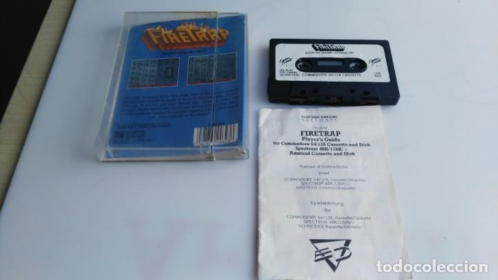 Videojuegos y consolas: ANTIGUO JUEGO PARA COMMODORE FIRETRAP - Foto 3