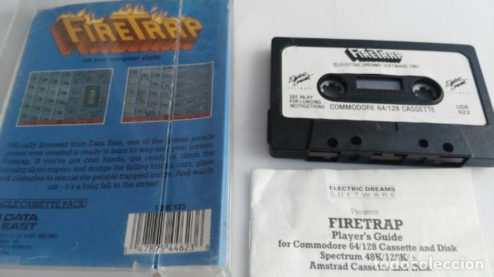 Videojuegos y consolas: ANTIGUO JUEGO PARA COMMODORE FIRETRAP - Foto 4
