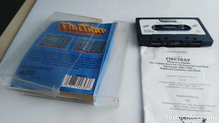 Videojuegos y consolas: ANTIGUO JUEGO PARA COMMODORE FIRETRAP - Foto 5