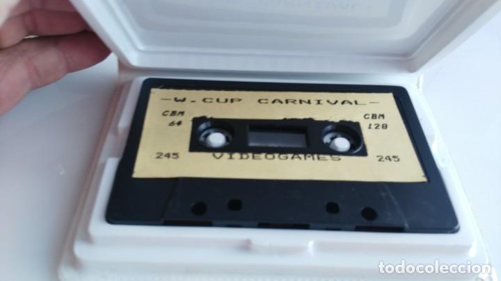 Videojuegos y consolas: ANTIGUO JUEGO PARA COMMODORE WORLD CUP CARNIVAL - Foto 2