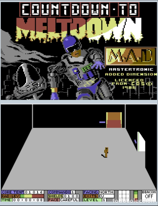 Videojuegos y consolas: Countdown to Meltdown [Creative Sparks] 1984 Mastertronic MAD [Commodore 64 C64] - Foto 4