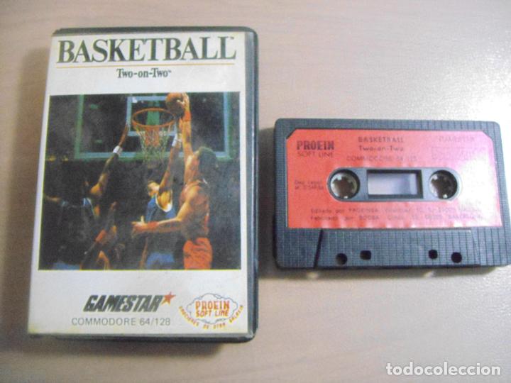 Videojuegos y consolas: BASKETBALL - TWO-ON-TWO - COMMODORE 64/128 - Foto 1