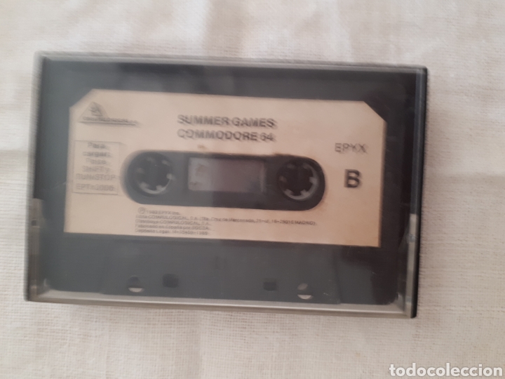 Videojuegos y consolas: Cassette juego Summer games Commodore 64 - Foto 1