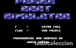 Videojuegos y consolas: Pro Powerboat Simulator [CodeMasters] 1989 Vision Software [Commodore 64 C64] - Foto 5