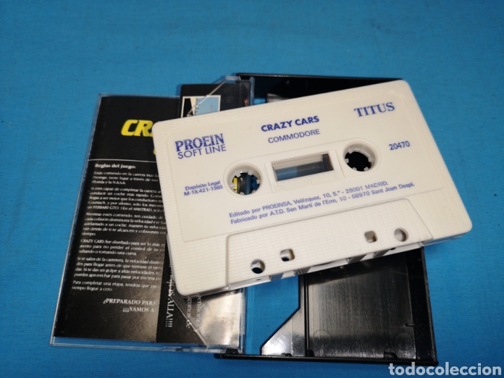Videojuegos y consolas: Juego Commodore crazy cars - Foto 5