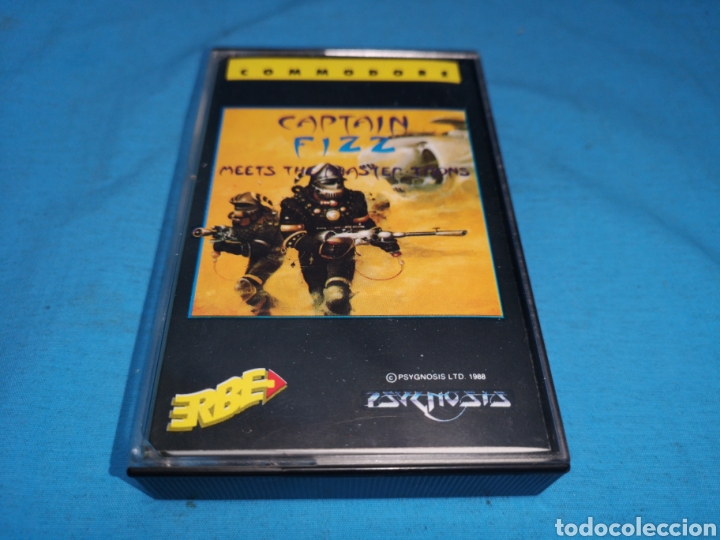 Videojuegos y consolas: Juego Commodore 64, capit&aacute;n fizz by psygnosis - Foto 1