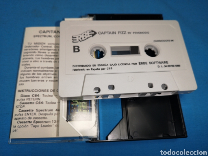 Videojuegos y consolas: Juego Commodore 64, capit&aacute;n fizz by psygnosis - Foto 5